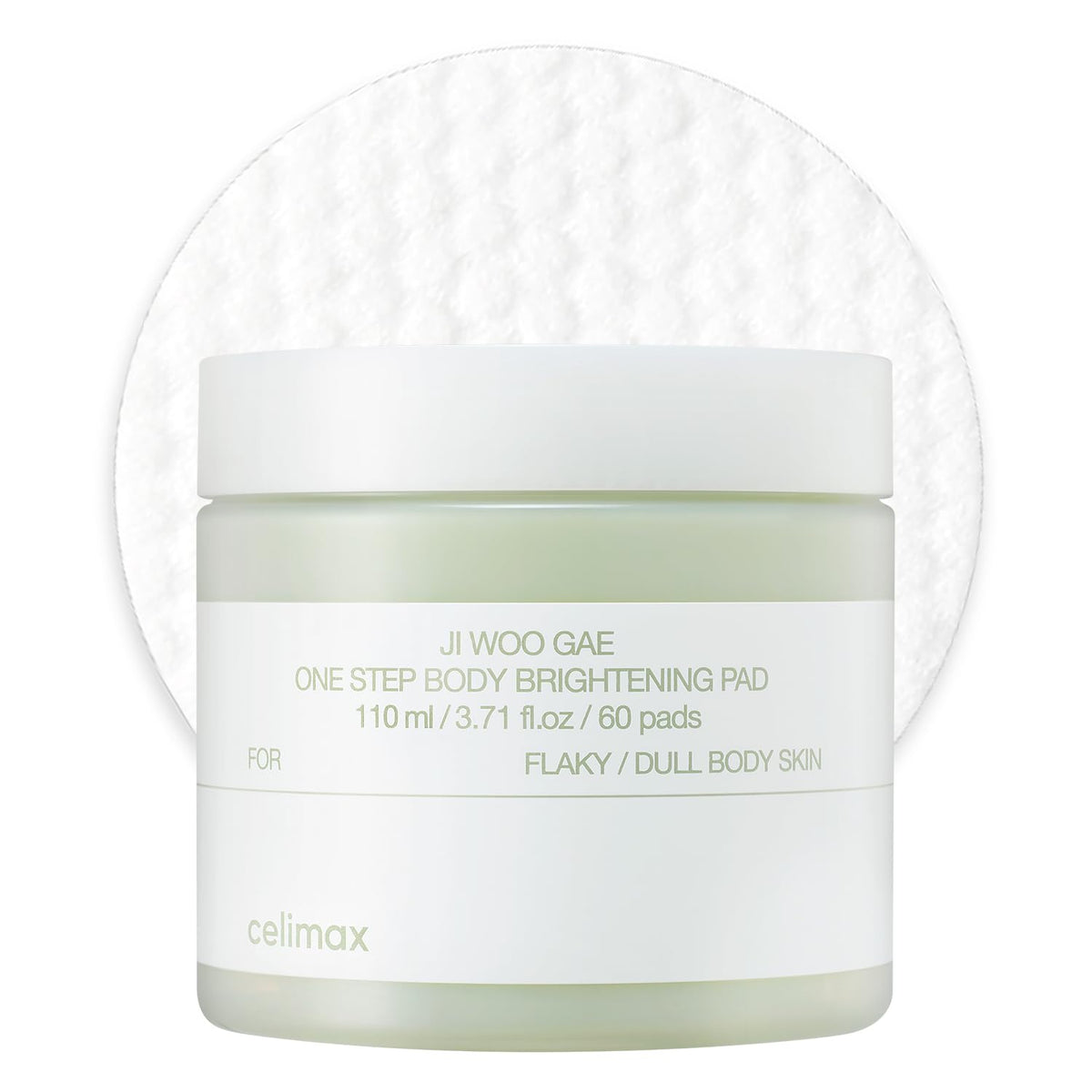 celimax front packaging showing pad box and benefit of convenient exfoliation