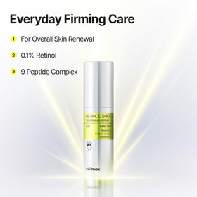 celimax product label and ingredients list emphasizing peptide and vitamin A benefit