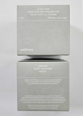 celimax pads on bathroom counter portraying quick morning routine benefit
