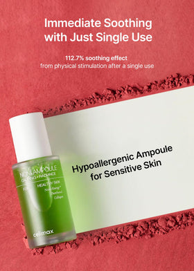 celimax serum on hand being dispensed, illustrates easy use and quick absorption
