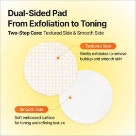 celimax close-up of dual-sided pad highlighting both textured faces