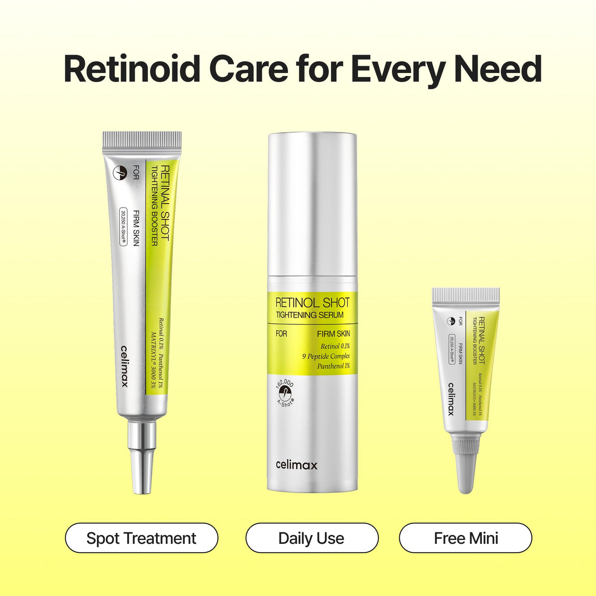 celimax retinal booster close-up drop showing concentrated targeted treatment benefit