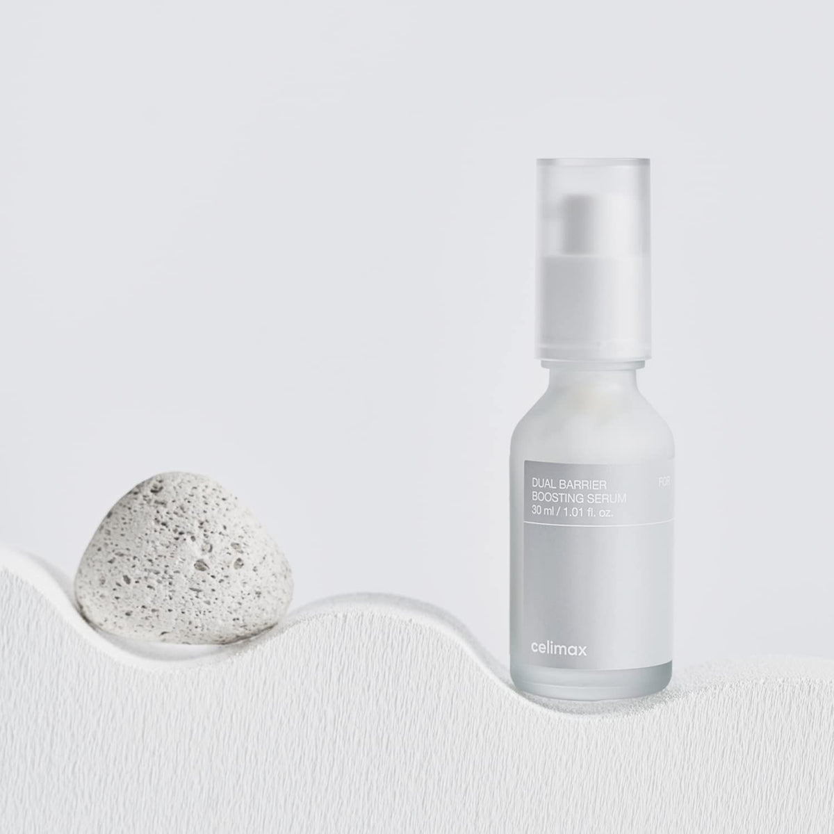 celimax serum in hand to show size and quick-absorbing benefit