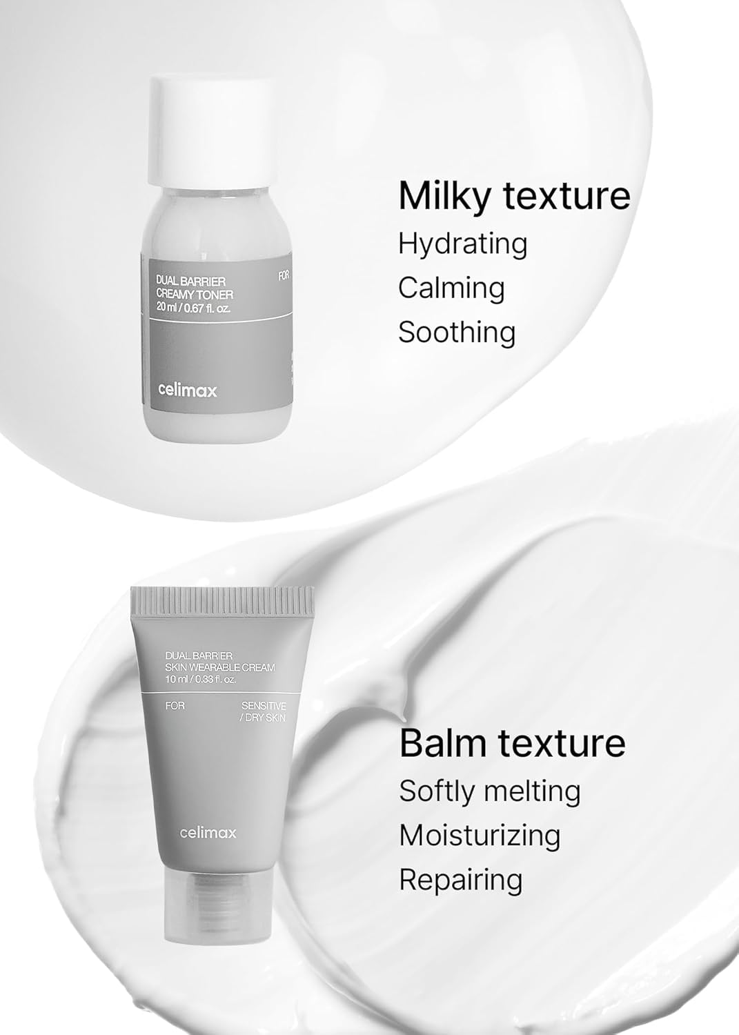 celimax skin wearable cream balm texture close-up showing rich moisture boost