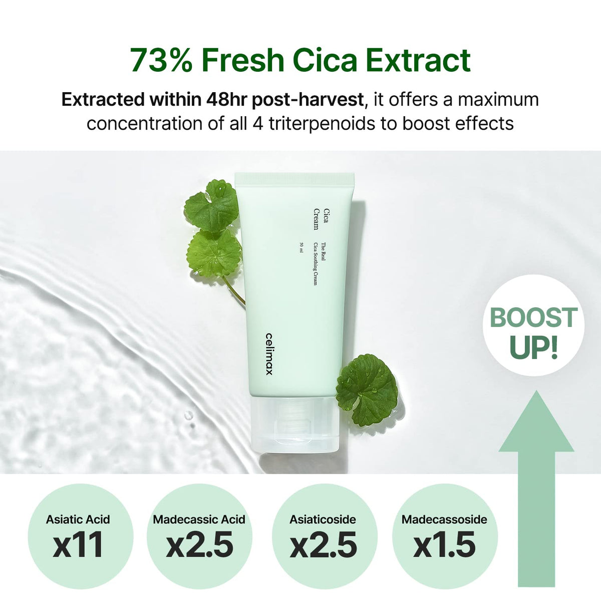 celimax texture closeup highlighting lightweight gel-cream hydration
