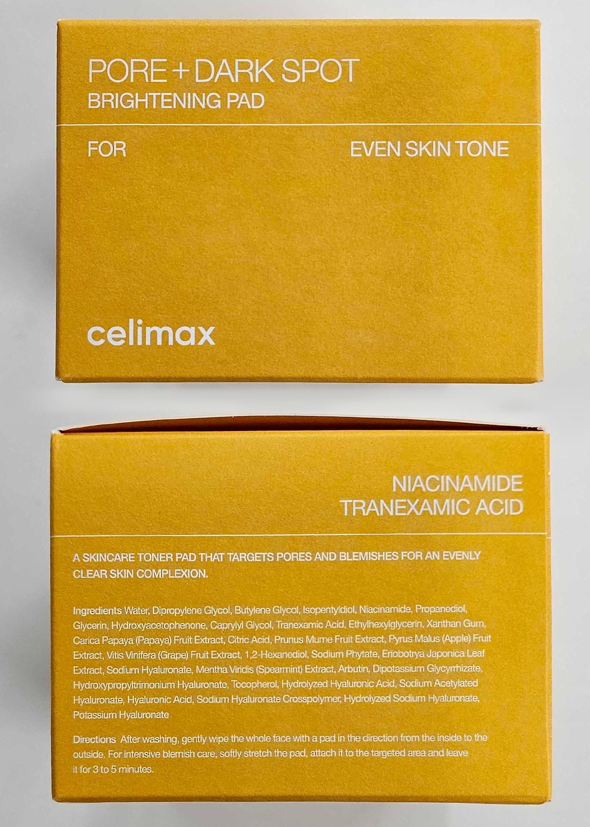 celimax pads inside travel pouch for on-the-go hydration and renewal