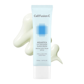 Cell Fusion C front packaging showing SPF 50 protection and benefits