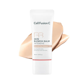 Cell Fusion C front packaging showing the BB cream tube and natural-light shade benefit