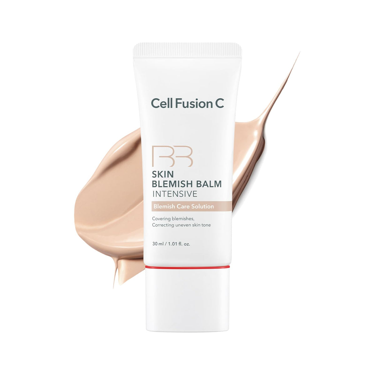 Cell Fusion C front packaging showing tube and beige shade, professional finish