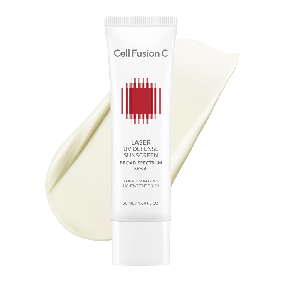 Cell Fusion C front packaging showing tube and branding, clear protection benefits