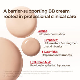 Cell Fusion C ingredients label highlighting peptides and ceramides for barrier support