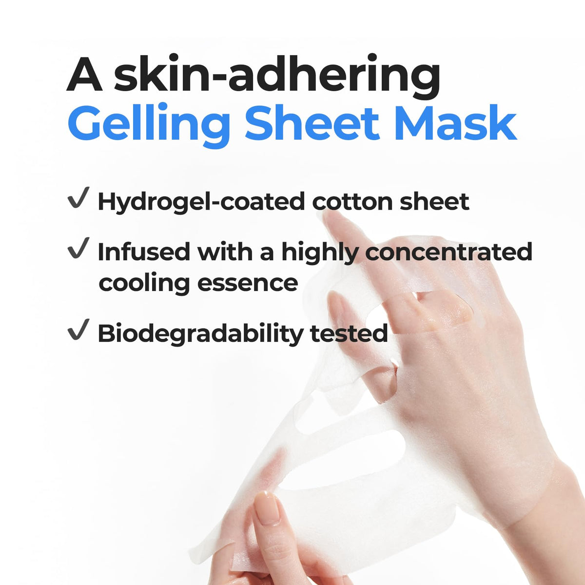 Cell Fusion C serum dispensed on hand showing lightweight hydration