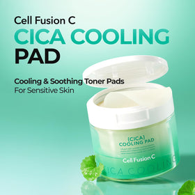 Cell Fusion C open container with single pad lifted for easy use