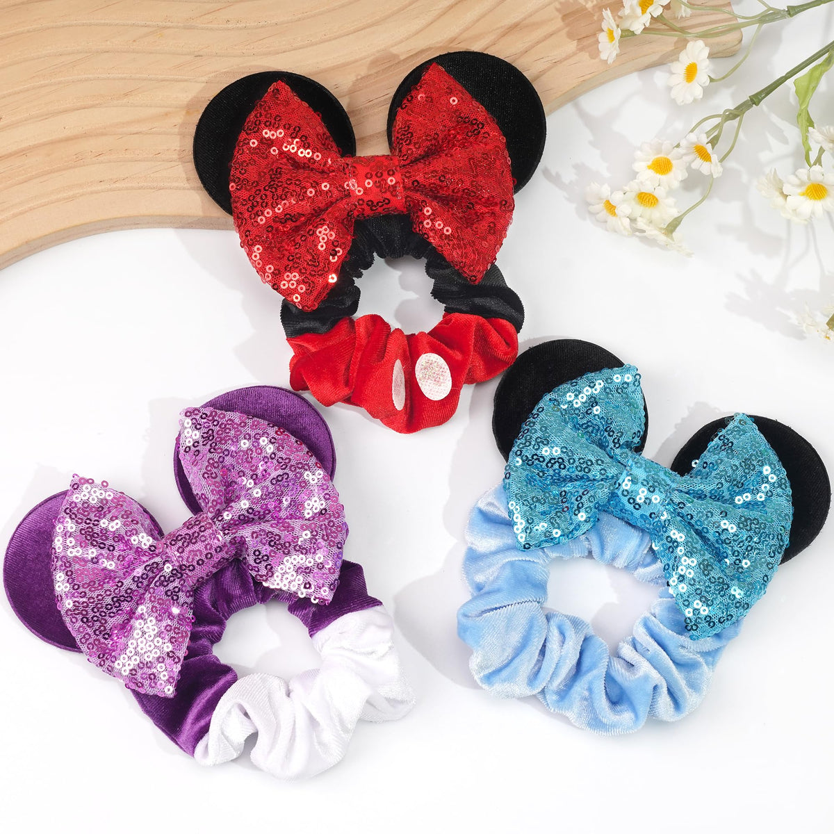 CellElection scrunchie beside coin showing size and scale for quick fit