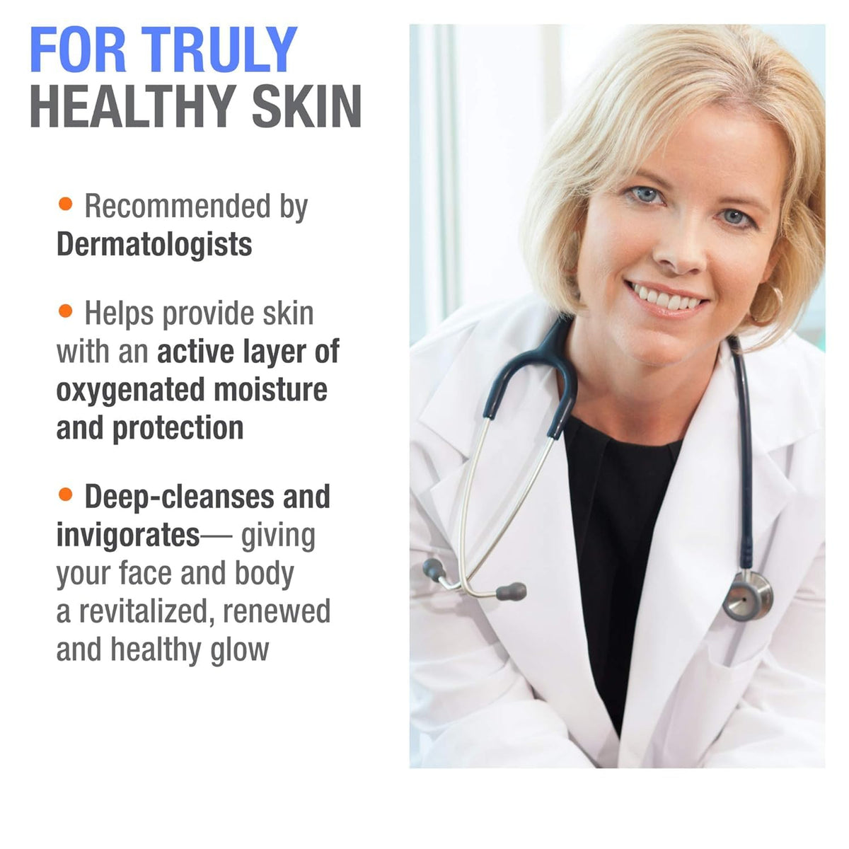 Close-up of Cellfood oxygen gel texture demonstrating lightweight, non-greasy hydration