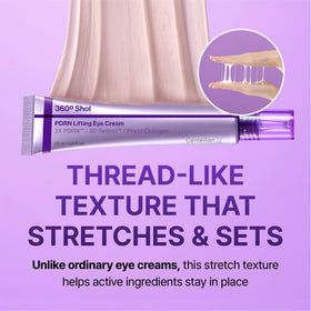 CENTELLIAN 24 being applied under eye to reduce puffiness