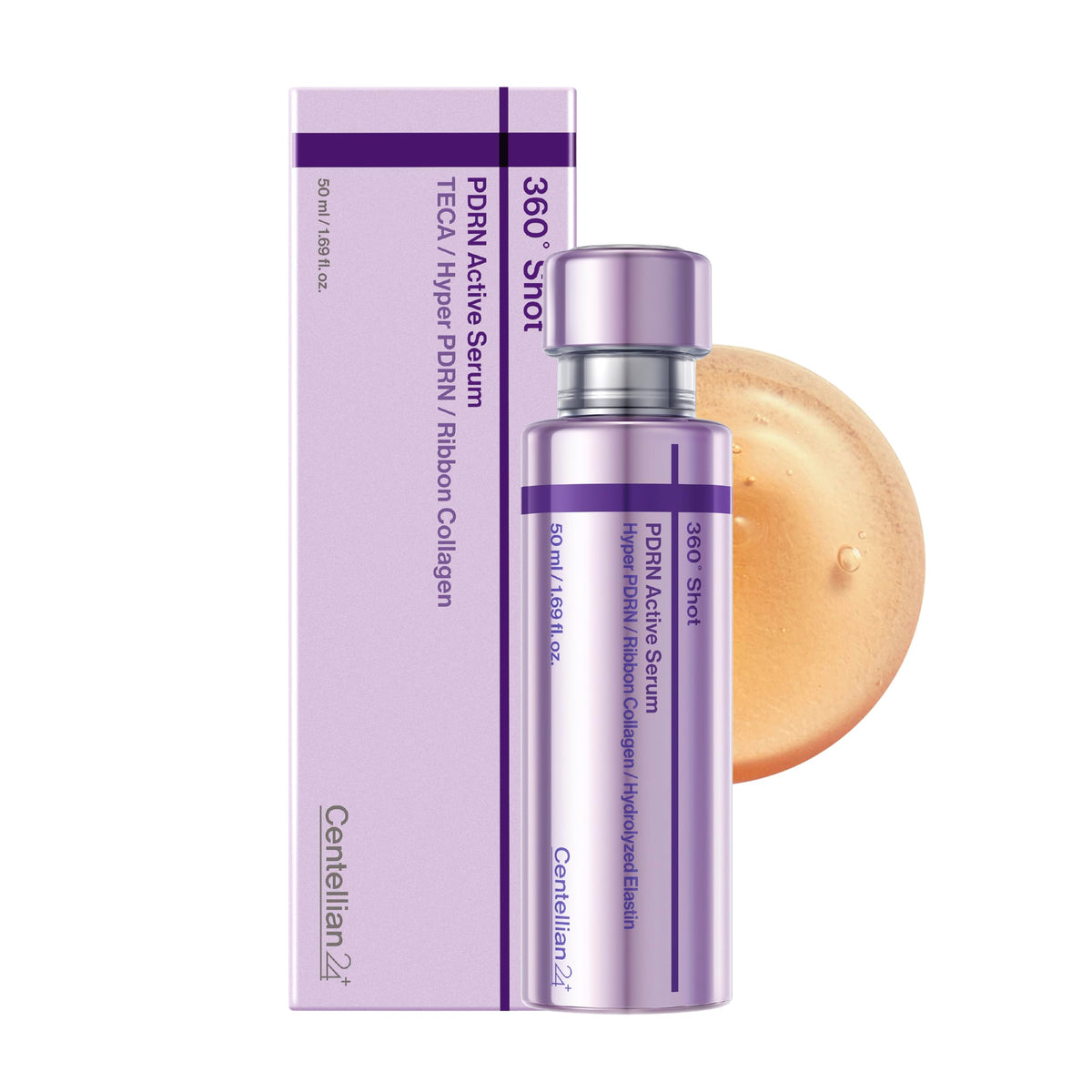 CENTELLIAN 24 front packaging showing 360º Shot PDRN serum and benefits
