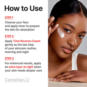 CENTELLIAN 24 cream spread on neck close-up showing firming application benefit