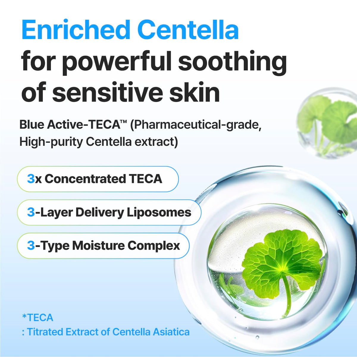 CENTELLIAN 24 applying cream onto hand demonstrating lightweight hydration benefit