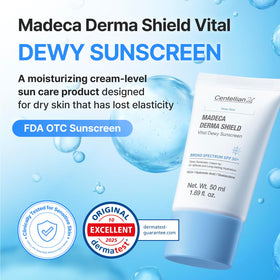 CENTELLIAN 24 watery cream texture close-up showing lightweight hydration