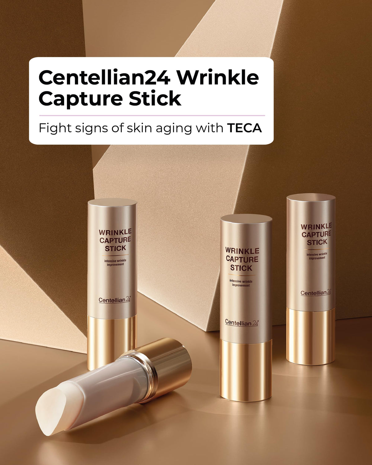 CENTELLIAN 24 stick held in hand to show compact travel-friendly size