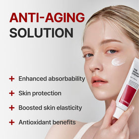 CENTELLIAN 24 cream on hand demonstrating spreadability and lightweight hydration benefit