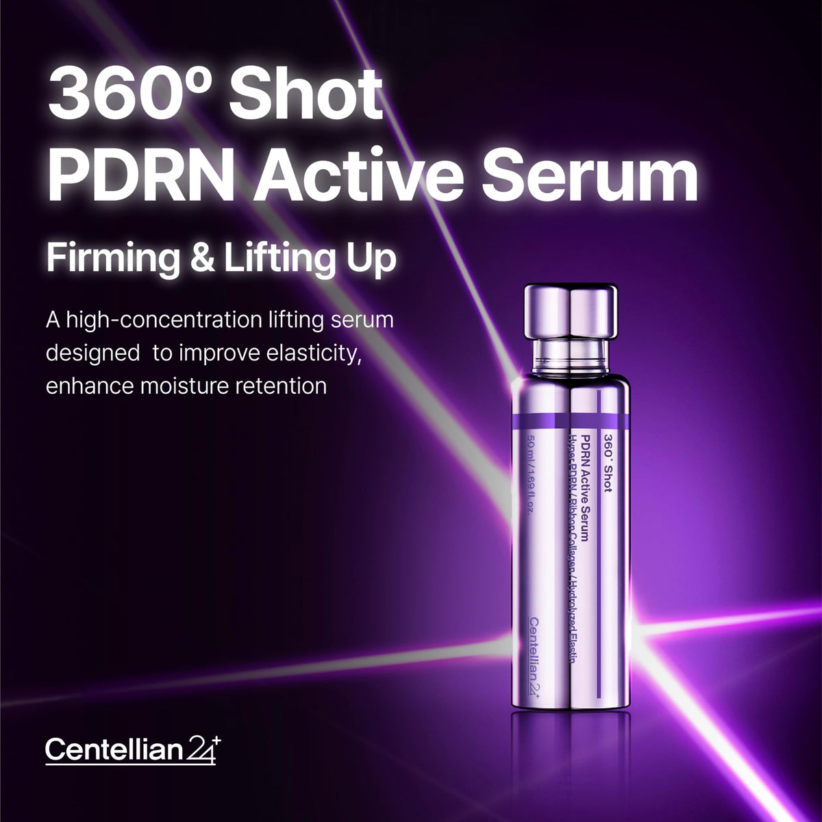 CENTELLIAN 24 pump dispensing serum drop highlighting controlled application benefit