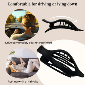CENTSTAR clip securing thick hair in a sleek updo for reliable all-day wear