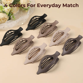 CENTSTAR clip used in a half-up hairstyle showing secure everyday hold