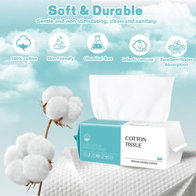 CenYouful dampened wipe in hand demonstrating gentle makeup removal