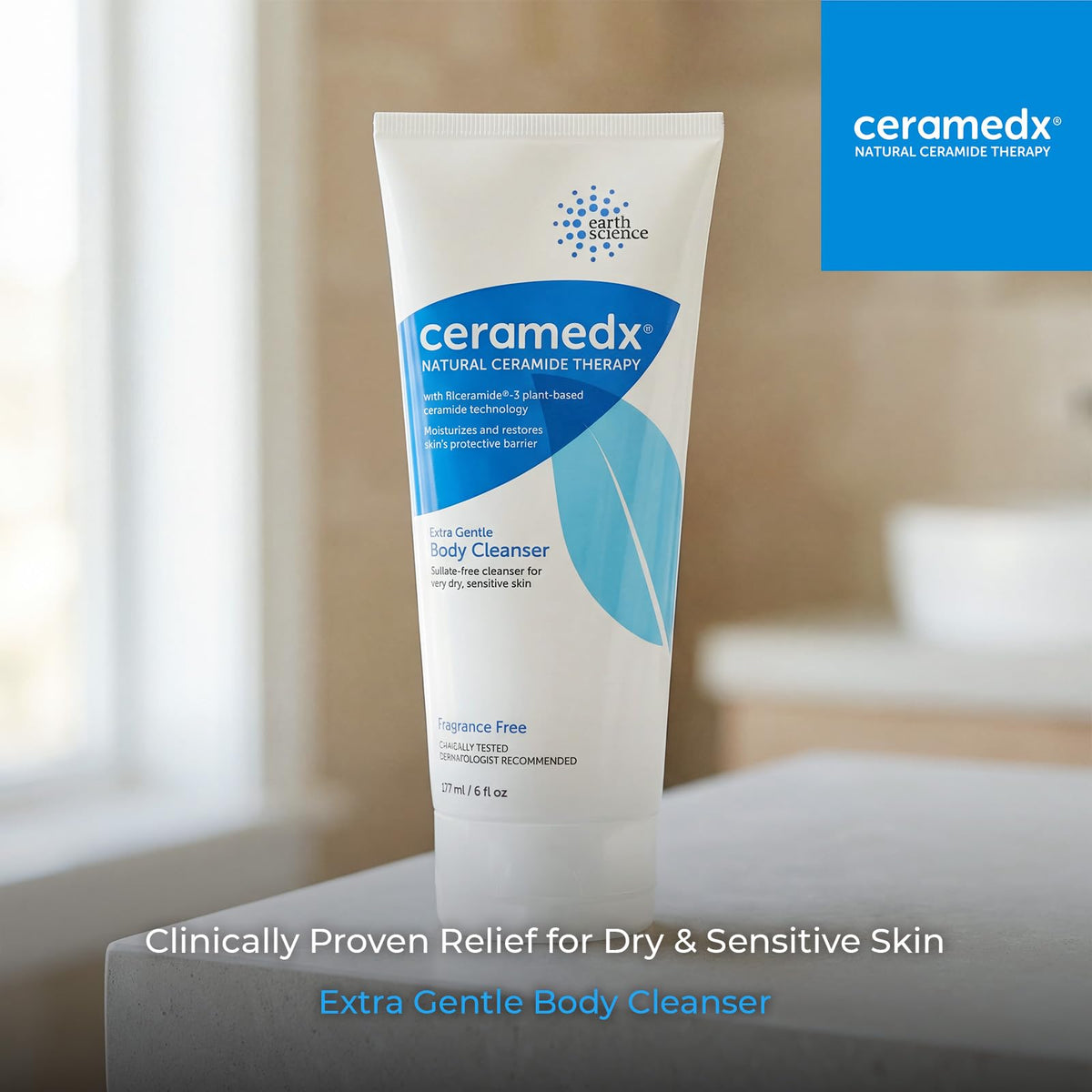 Ceramedx pump dispenser close-up highlighting easy, controlled application