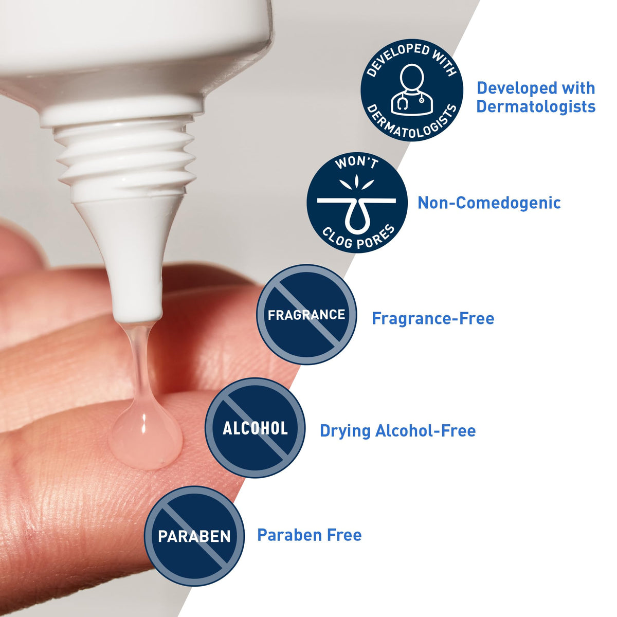 CeraVe tube and cap detail showing easy precise dispensing