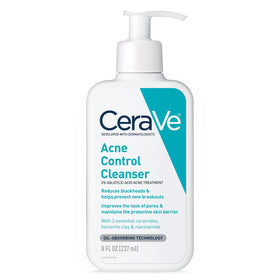 CeraVe acne face wash front packaging showing label and size for clarity