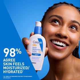 CeraVe pump dispensing lotion for easy, mess-free application