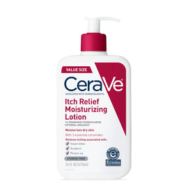 CeraVe bottle front view showing label and benefits for quick identification