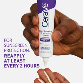Applying CeraVe on face in morning routine demonstrating lightweight finish