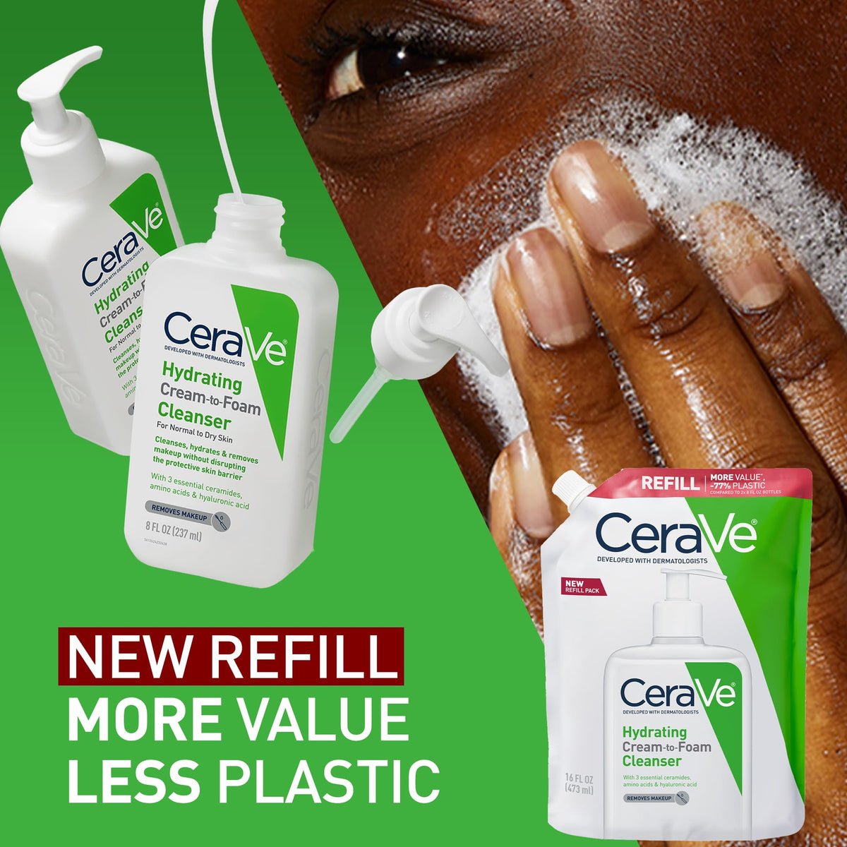 CeraVe in bathroom setting illustrating daily skincare routine