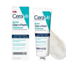 CeraVe front packaging showing bottle and label benefits