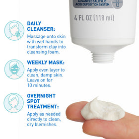 CeraVe ingredient label showing ceramides and salicylic acid