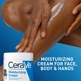 Using CeraVe on face for barrier support and non-greasy finish