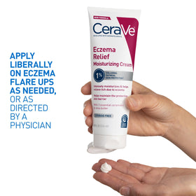 CeraVe 8oz jar next to hand showing product size and portability