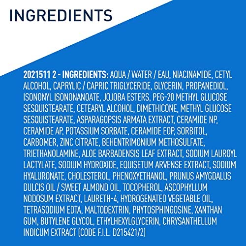 CeraVe on a bathroom shelf showing everyday skincare routine