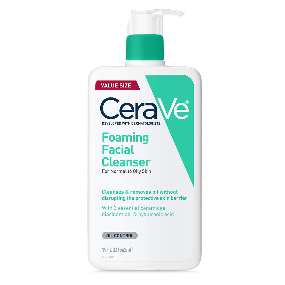 CeraVe front packaging showing product and immediate oil control benefit