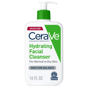 CeraVe front packaging showing 16 oz bottle and label for hydration benefits