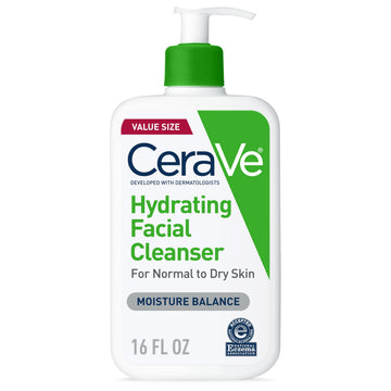 CeraVe front packaging showing 16 oz bottle and label for hydration benefits