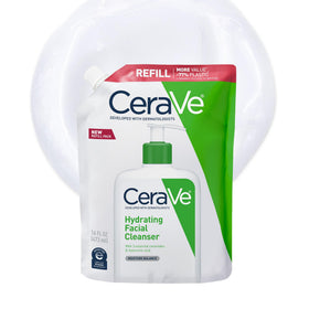 CeraVe refill pouch front showing product and size for budget-friendly hydration