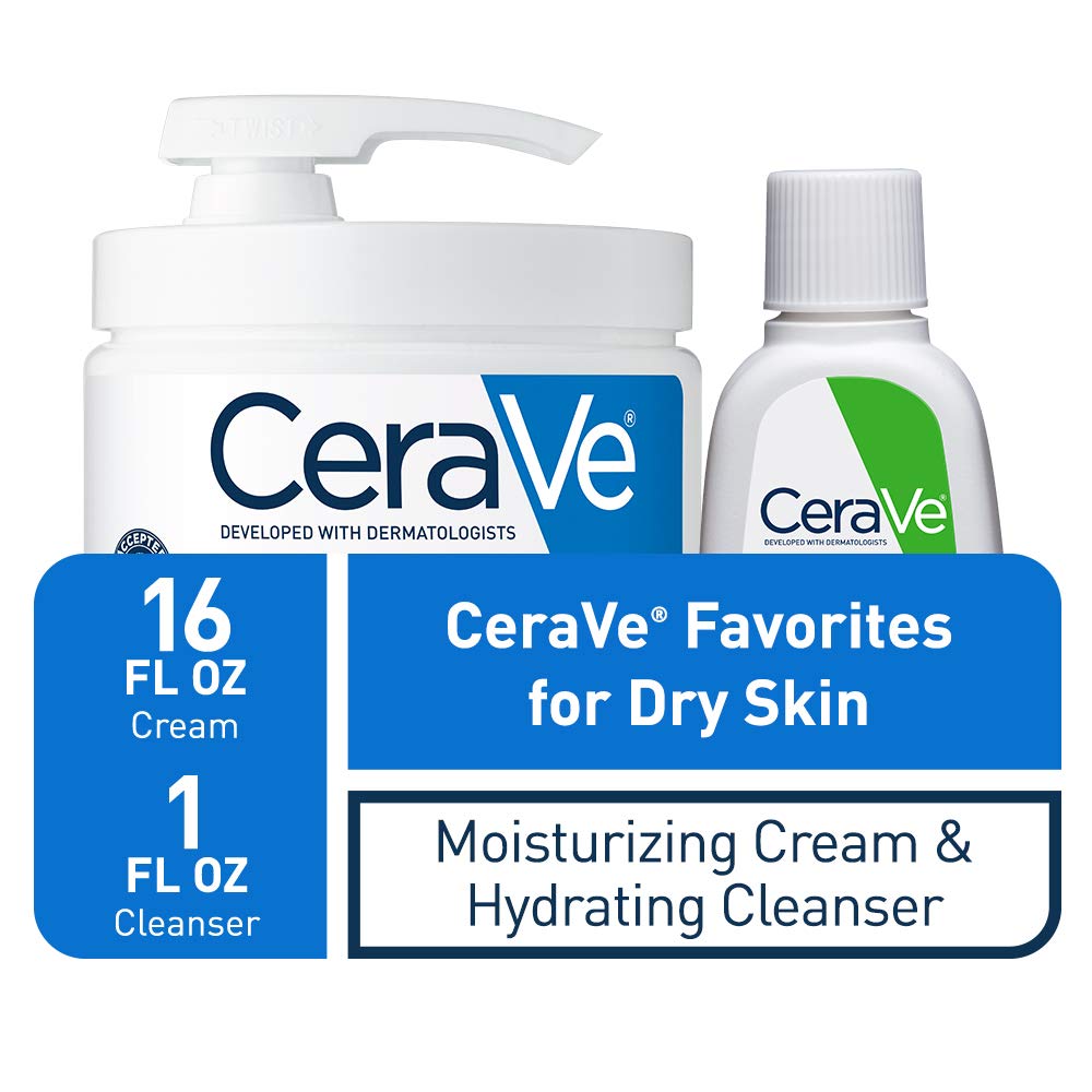 CeraVe hydrating facial cleanser 1oz sample tube packaging and travel convenience