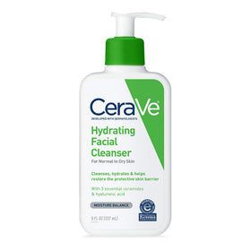 CeraVe front packaging showing product and size, clear brand benefit