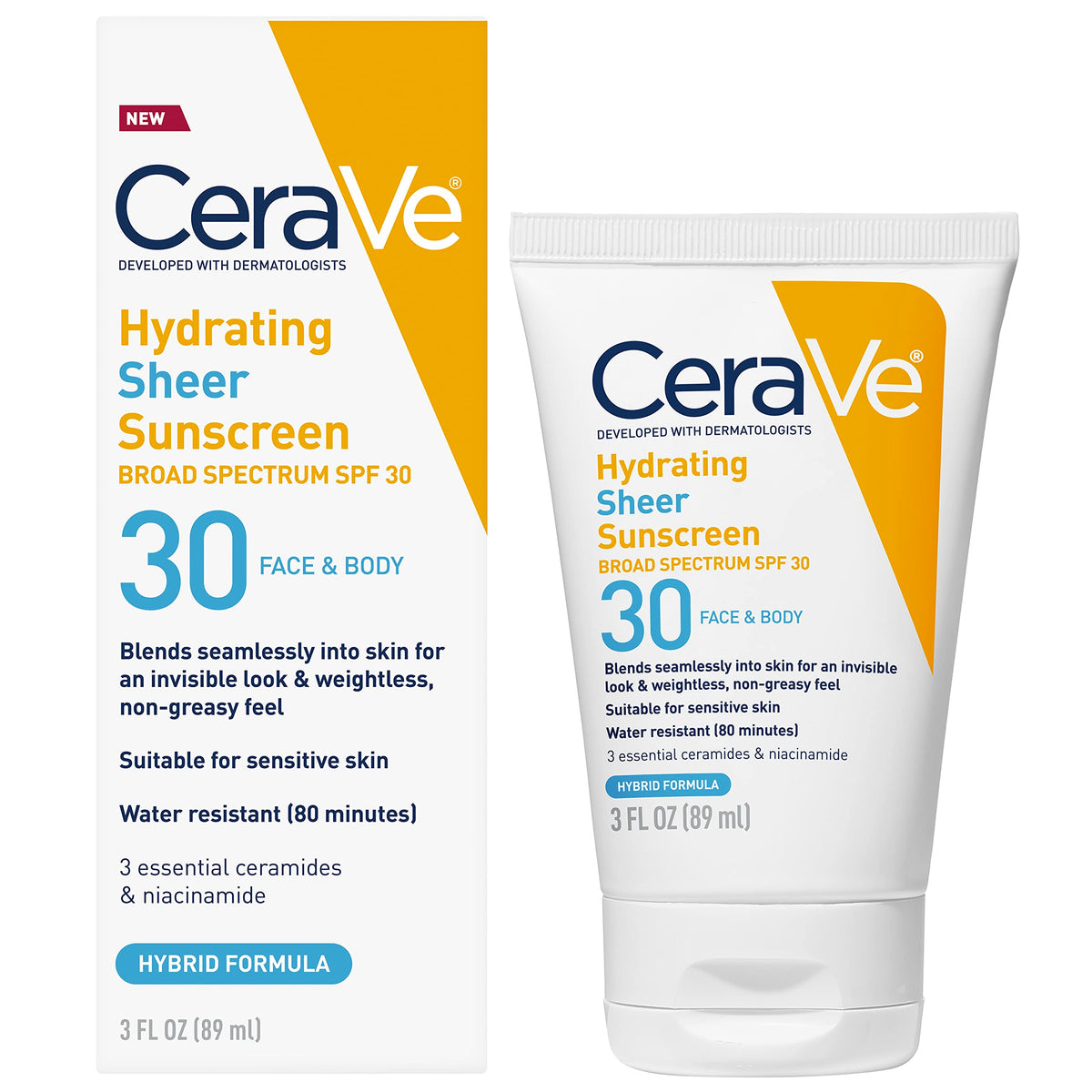 CeraVe front tube showing SPF 30 and lightweight lotion benefit
