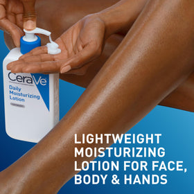 CeraVe ingredient callout showing ceramides and hyaluronic acid for barrier support